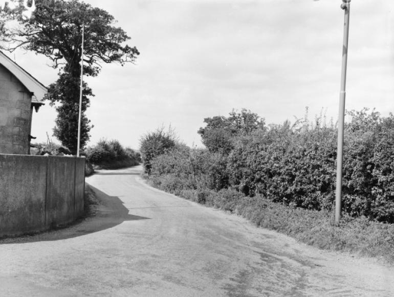 Photograph. Cherry Tree Lane, North Walsham (North Walsham Archive).