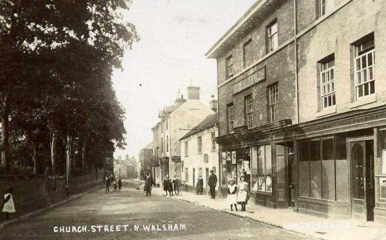 Church Street, North Walsham (North Walsham Archive) Photograph. Church Street, North Walsham (North Walsham Archive).