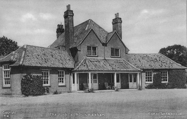 Photograph. Cottage Hospital, Yarmouth Road, North Walsham (North Walsham Archive).