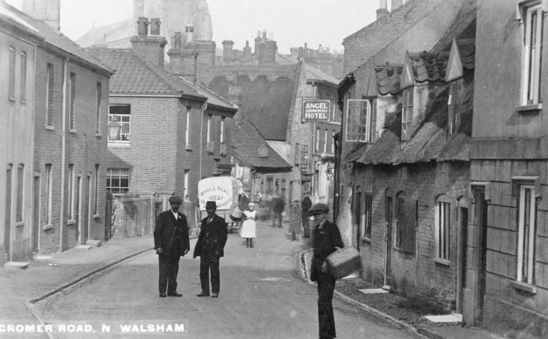 Photograph. Cromer Road, North Walsham. (North Walsham Archive).