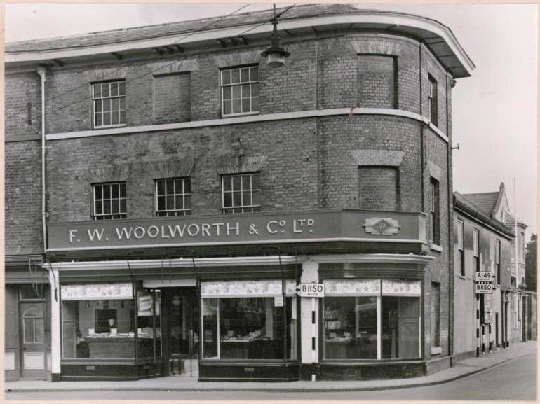 F. W. Woolworth & Co, Market Street (North Walsham Archive) Photograph. F. W. Woolworth & Co, Market Street (North Walsham Archive).