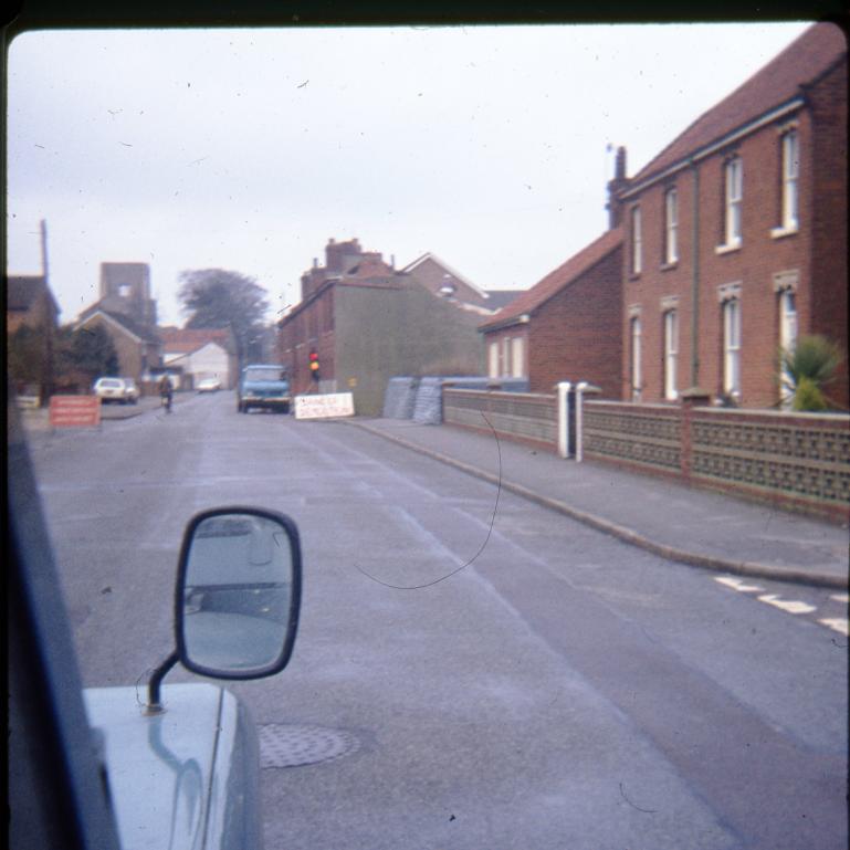 Photograph. Hall Lane, North Walsham (North Walsham Archive).
