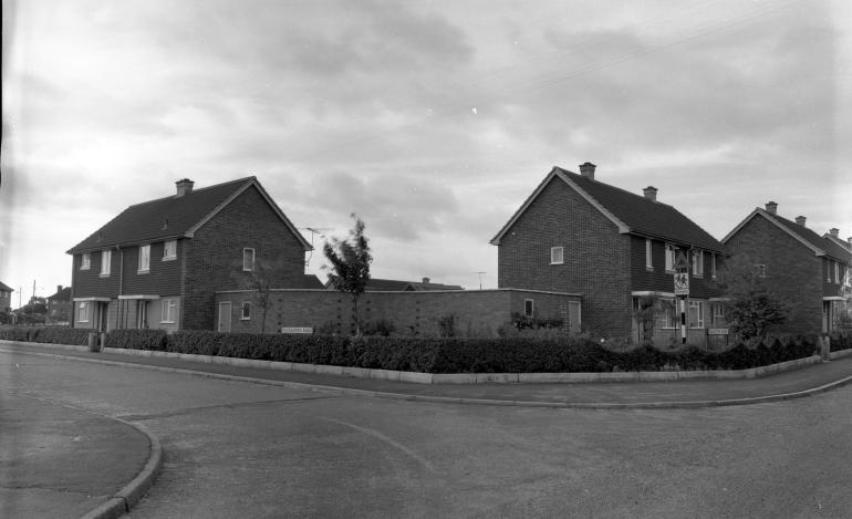 Photograph. Millfield Estate, North Walsham. (North Walsham Archive).