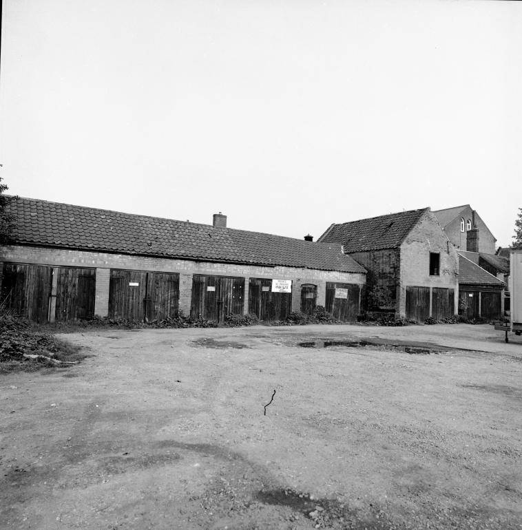 Photograph. North Walsham Cattle Market (North Walsham Archive).