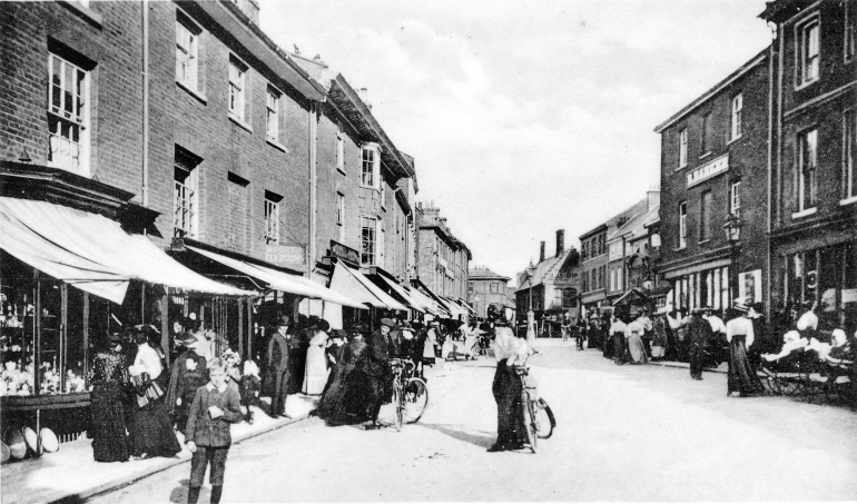 Photograph. North Walsham Market Place (North Walsham Archive).