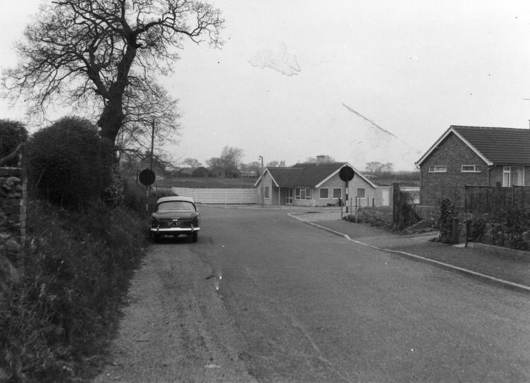 Photograph. Northfield Road, North Walsham (North Walsham Archive).