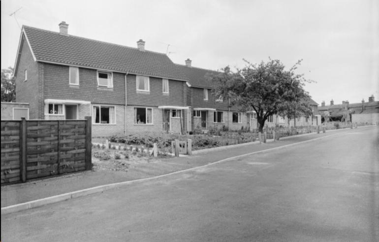 Northfield Road, North Walsham (North Walsham Archive) Photograph. Northfield Road, North Walsham (North Walsham Archive).