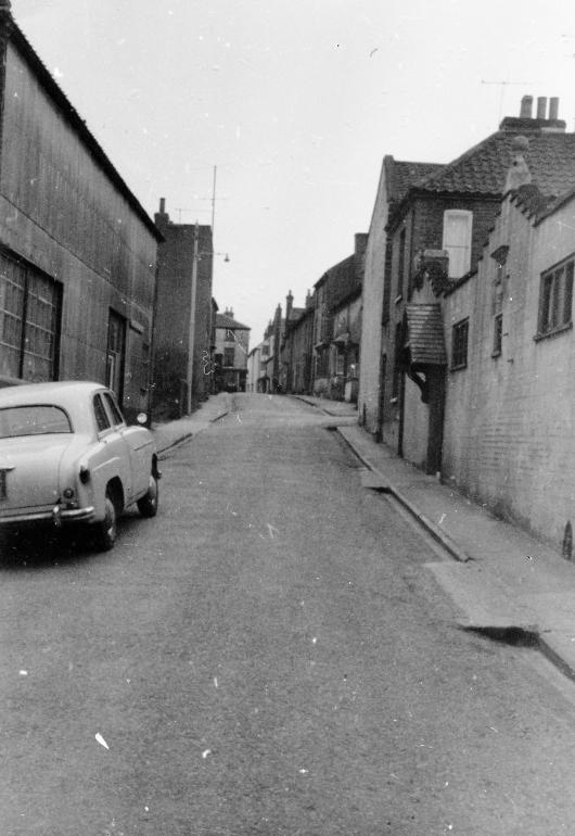 Photograph. Vicarage Street, North Walsham (North Walsham Archive).